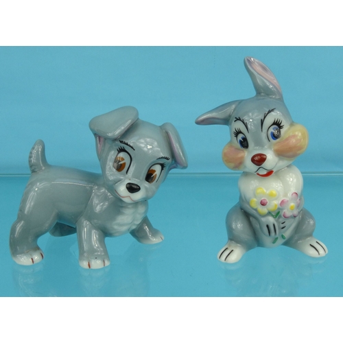 2084 - Two Wade blow up Disney figures - Thumper and Scamp