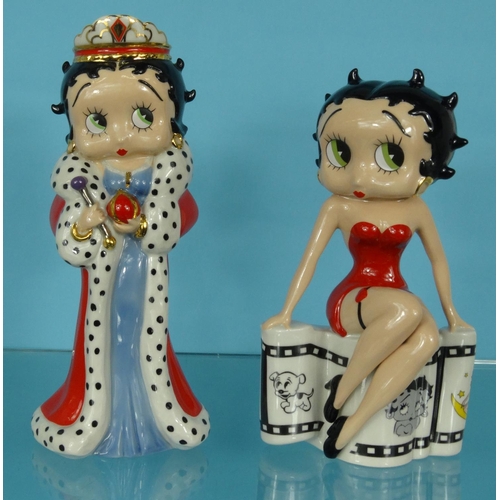 2059 - Two boxed Wade limited edition Betty Boop figures, the largest 24cm high