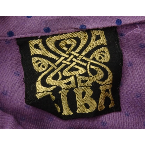 171 - Two Vintage 1960s Biba ladies blouses, both with black and gold labels