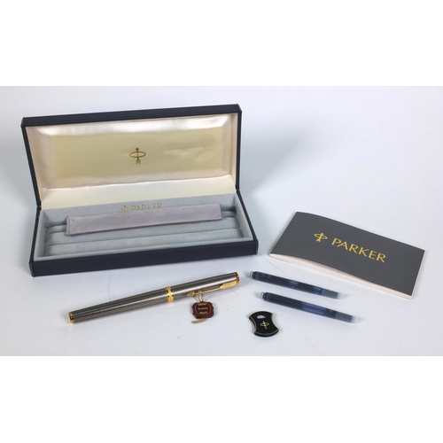 78 - Boxed Parker sterling silver pen