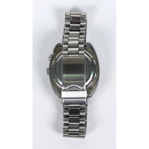 1284 - Seiko Bell-matic stainless steel gentleman's wristwatch, numbered 252153 to the back