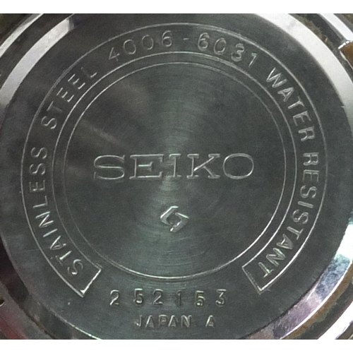 1284 - Seiko Bell-matic stainless steel gentleman's wristwatch, numbered 252153 to the back