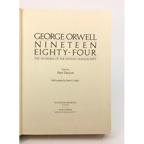 269 - George Orwell 1984 - The Facismile , published by Secker & Warburg London