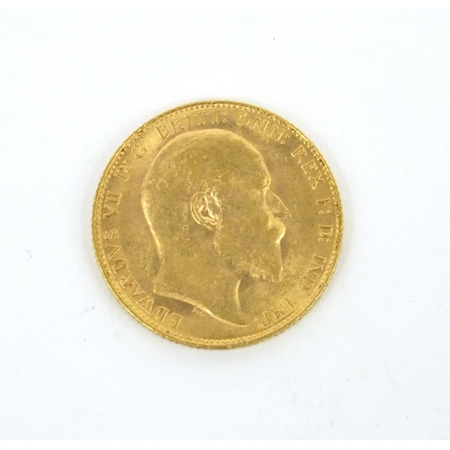 307 - Edward VII 1910 gold sovereign