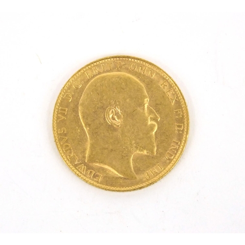 306 - Edward VII 1909 gold sovereign