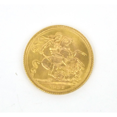 309 - Elizabeth II 1966 gold sovereign