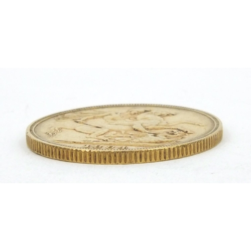 302 - Queen Victoria 1884 gold sovereign