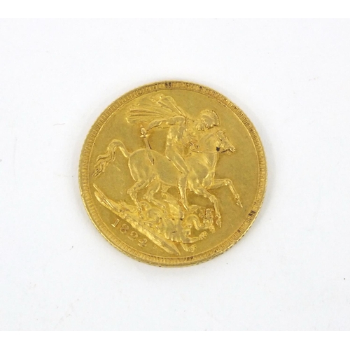 301 - George IIII 1824 gold sovereign