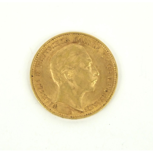 296 - Deutsches Reich 1905 20 Mark gold coin