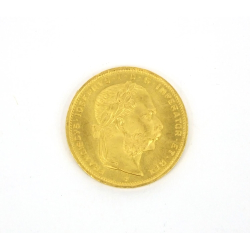 298 - Austrian Imperium Austriacum 1892 20fr gold coin