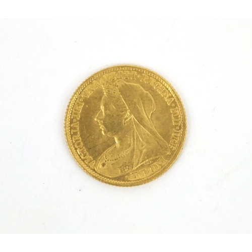 314 - Queen Victoria 1896 gold half sovereign