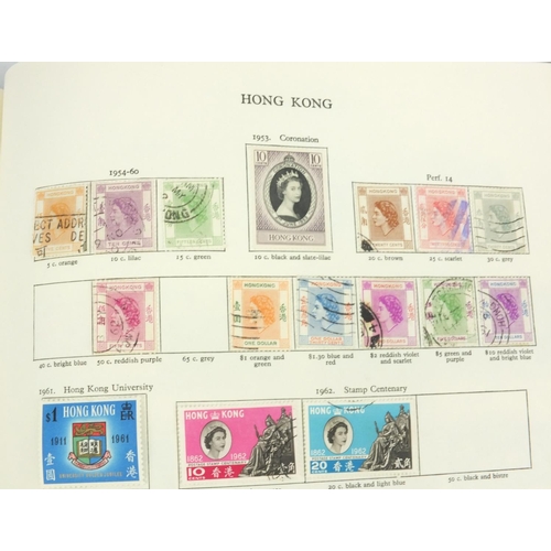 287 - Two New Age stamp albums with assorted British Commonwealth stamps