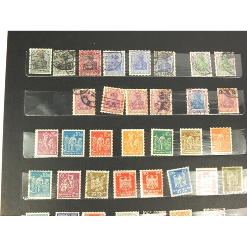 289 - Stamp album of German, Malayan and some stamps on covers