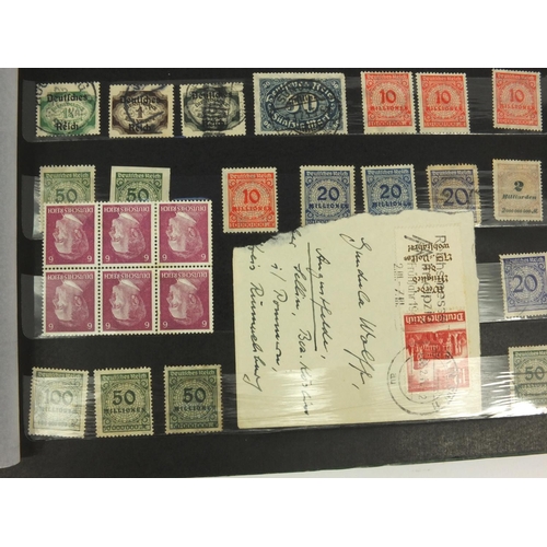 289 - Stamp album of German, Malayan and some stamps on covers