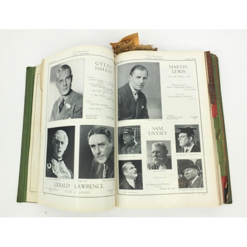 270 - The Casting Director Stage and Screen Spring 1934 black and white photographic catalogue with actors... 