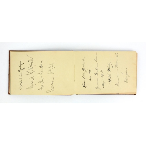 261 - Two autograph albums from the 1920s and 1930s of theatrical stage stars