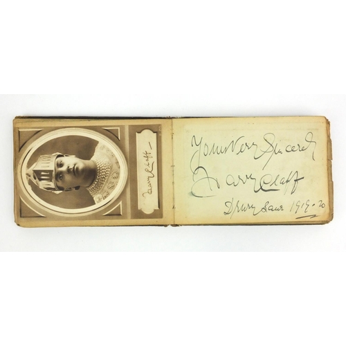 261 - Two autograph albums from the 1920s and 1930s of theatrical stage stars