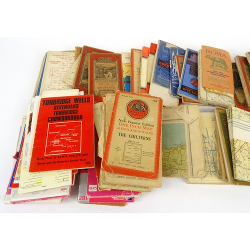 494 - Large collection of Ordnance Survey maps