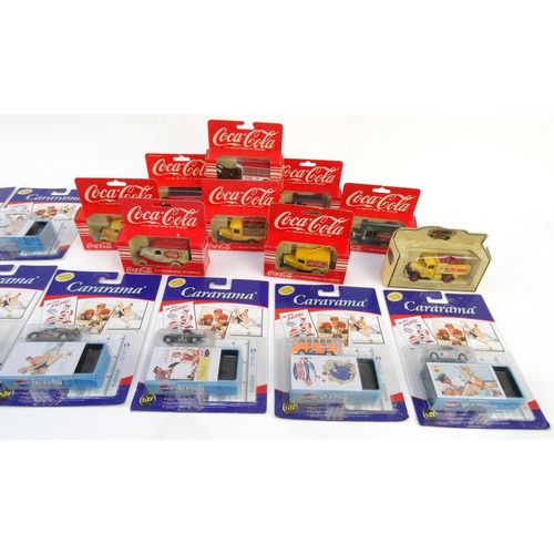 494A - * WITHDRAWN FROM SALE * Collection of die cast vehicles including Cararama and Coca Cola examples