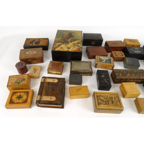 509 - Large selection of assorted cigarette and cigar boxes