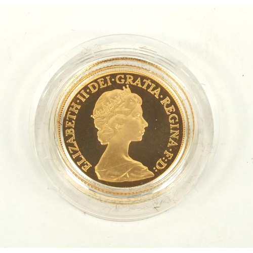 311 - Elizabeth II 1981 gold proof sovereign