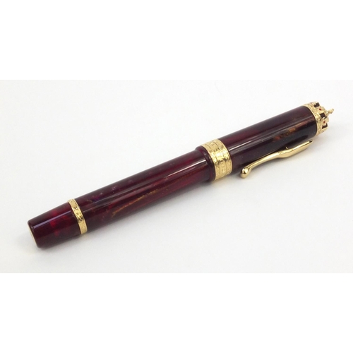 76a - Boxed Visconti Firenze limited edition fountain pen 'To Celebrate Her Majesty The Queen's Diamond Ju... 