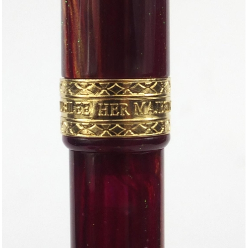 76a - Boxed Visconti Firenze limited edition fountain pen 'To Celebrate Her Majesty The Queen's Diamond Ju... 