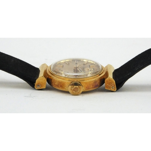 1298 - Omega 18ct gold lady's wristwatch