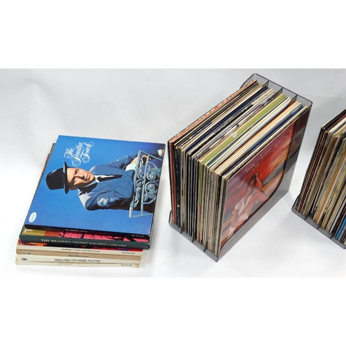 468 - Large selection of LP records including Rolling Stones, Peggy Lee, Judy Collins, Frank Sinatra, etc