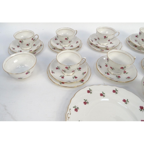 194 - Colclough tea service decorated with roses