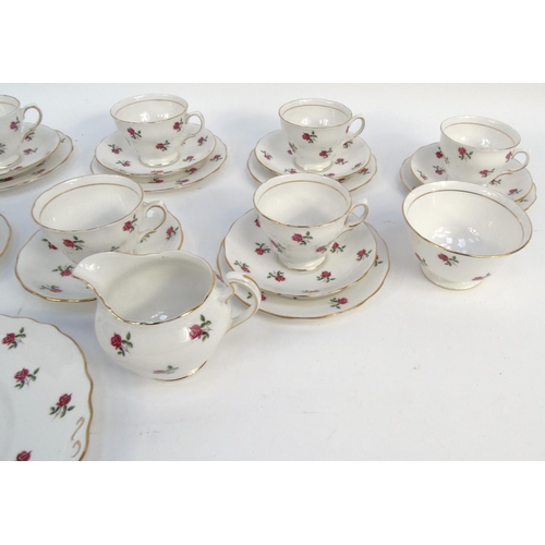 194 - Colclough tea service decorated with roses