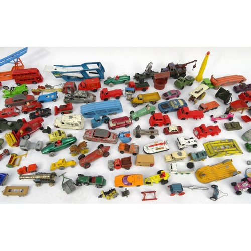 281 - Box of assorted die cast vehicles including Lesney, Corgi and Dinky examples