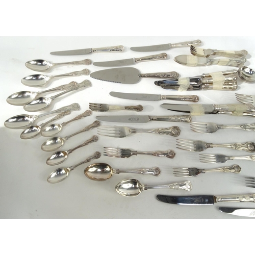 190 - Suite of silver plated cutlery