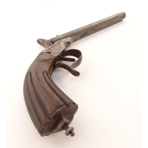 745 - Antique pistol, 30cm long