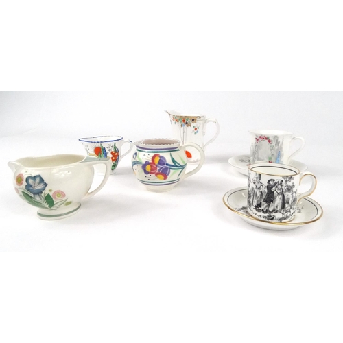148 - Small selection of china including Shelley cup and saucer, Royal Chelsea cabinet cup and saucer, Poo... 
