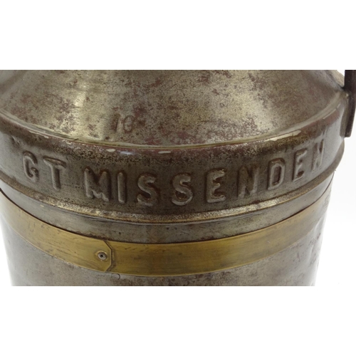 61 - Vintage Wren Davis Ltd Gt Missenden advertising milk churn, 75cm high
