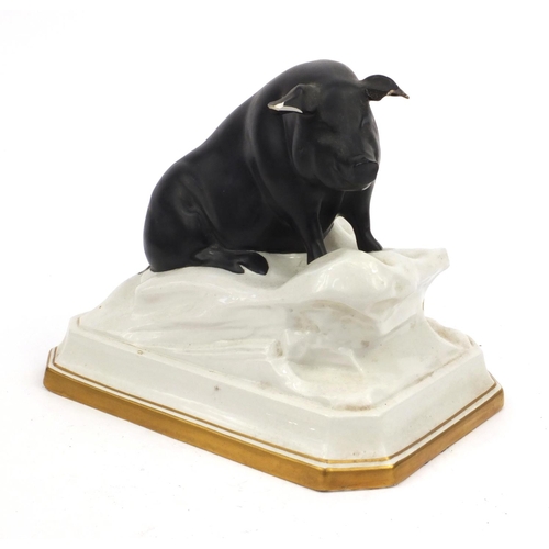 154 - Losel ware model of a pig, 20cm high