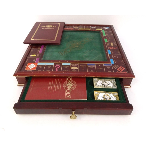 119 - Franklin Mint Collectors' edition Monopoly board game