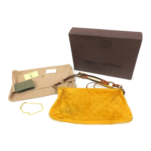 105 - Louis Vuitton Limited Edition Suede Onatah GM Hobo handbag housed in a Louis Vuitton box, 34cm wide