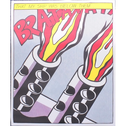 181 - Three Roy Leichtenstein pop art prints published by The Stedelijk Museum, Amsterdam, each 64cm x 53c... 