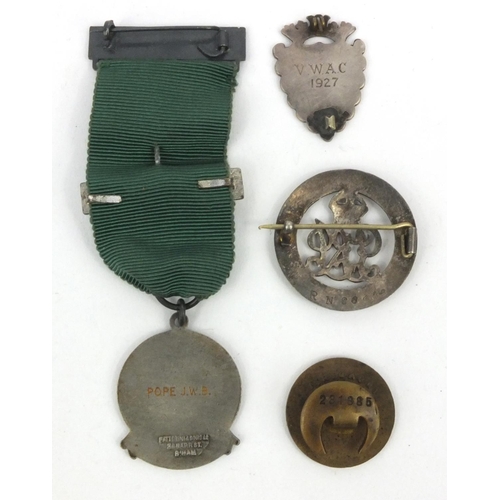 404 - Military interest sailor's ditty box relating to Burt Pope Stocker R.N. and his son, including a Wor... 
