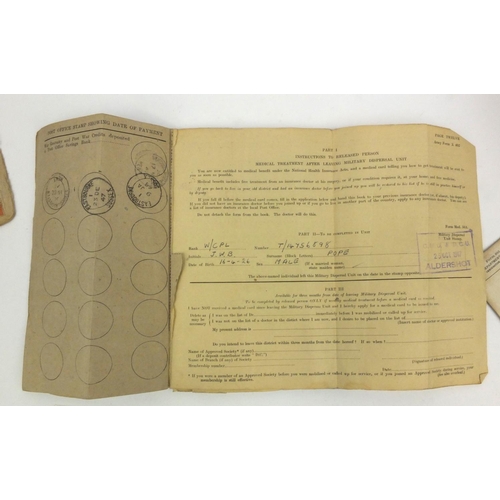 404 - Military interest sailor's ditty box relating to Burt Pope Stocker R.N. and his son, including a Wor... 