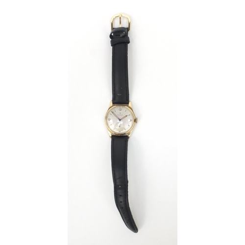1176 - Rolex Precision 9ct gold gentleman's wristwatch, 3cm diameter