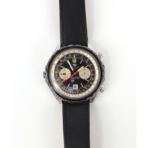 1177 - Breitling Geneve Navitimer chrono-matic gentleman's wristwatch, 5cm diameter