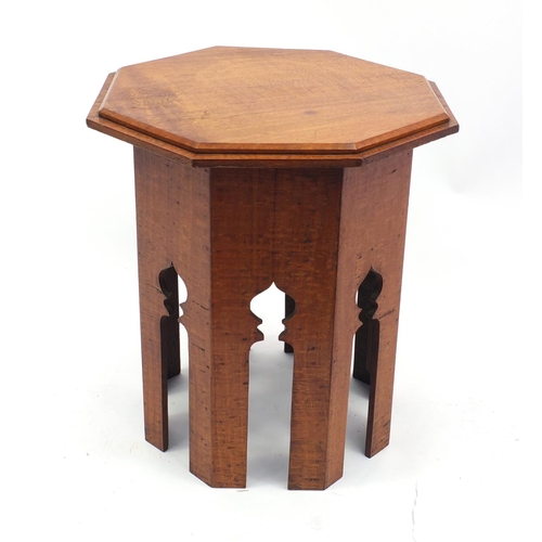 2030 - Octagonal Middle Eastern prayer table 45cm x 39cm diameter