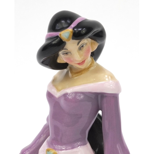 2053 - Royal Doulton figurine - Jasmine from Walt Disney's Aladdin HN3832, limited edition 192/2000, 20cm h... 
