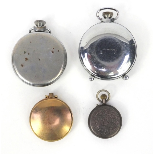 2552 - Ingersoll and Smiths Empire gentleman's pocket watches, Parker pocket watch and a lady's silver pock... 