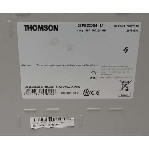 45 - Thomson Scenium 37inch plasma television