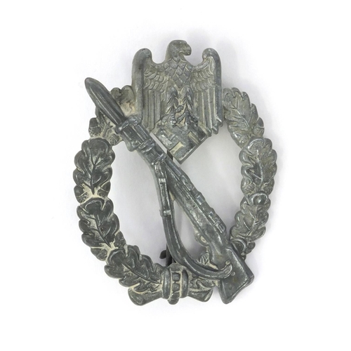 373 - German military interest infantry assault badge, (PROVENANCE: Was given to the vendor by his father ... 