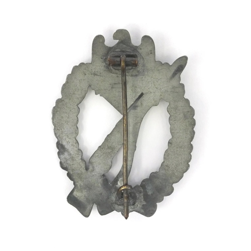 373 - German military interest infantry assault badge, (PROVENANCE: Was given to the vendor by his father ... 